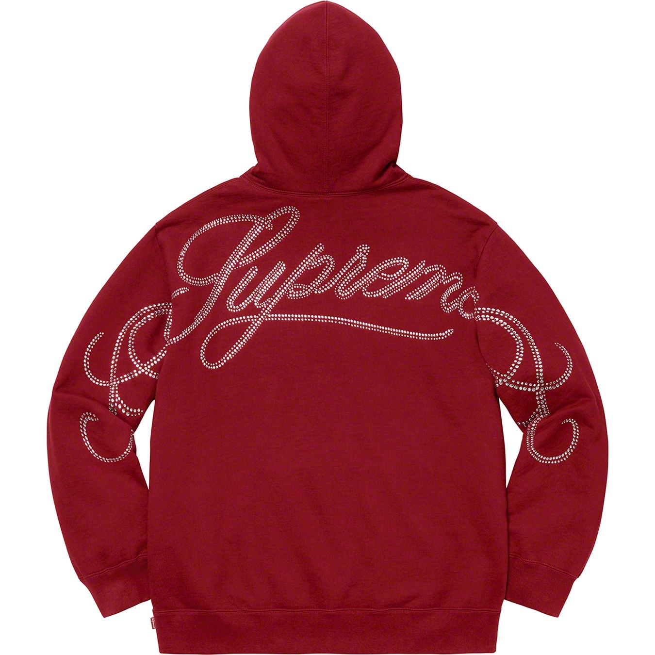 Rhinestone Script Hooded Sweatshirt view 11
